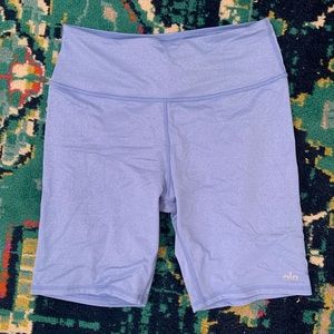 SPECIAL EDITION Alo sparkley periwinkle shorts
